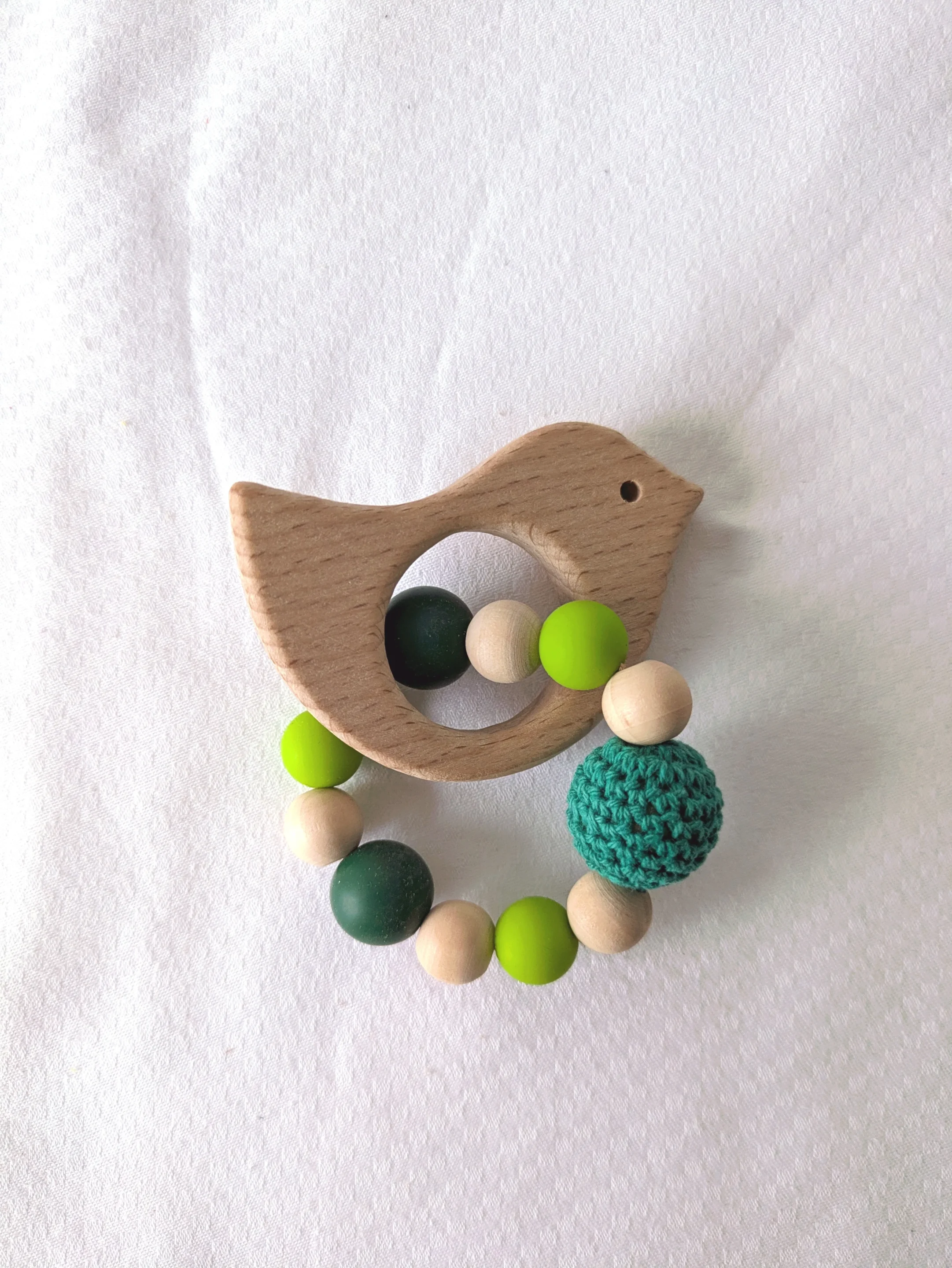 Hochet , vert, oiseau