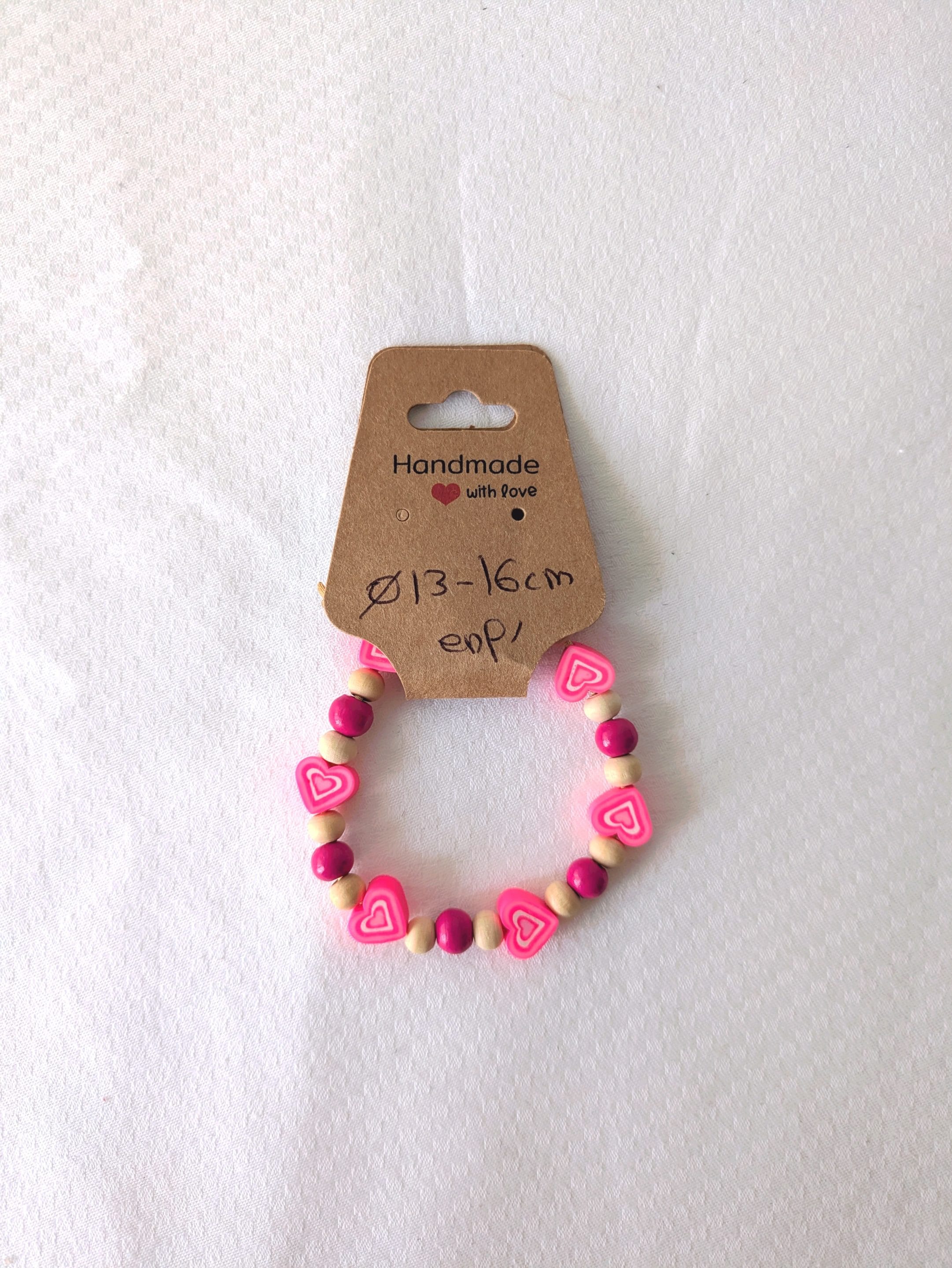 Bracelet réglable coeur, taille enfant – Image 3