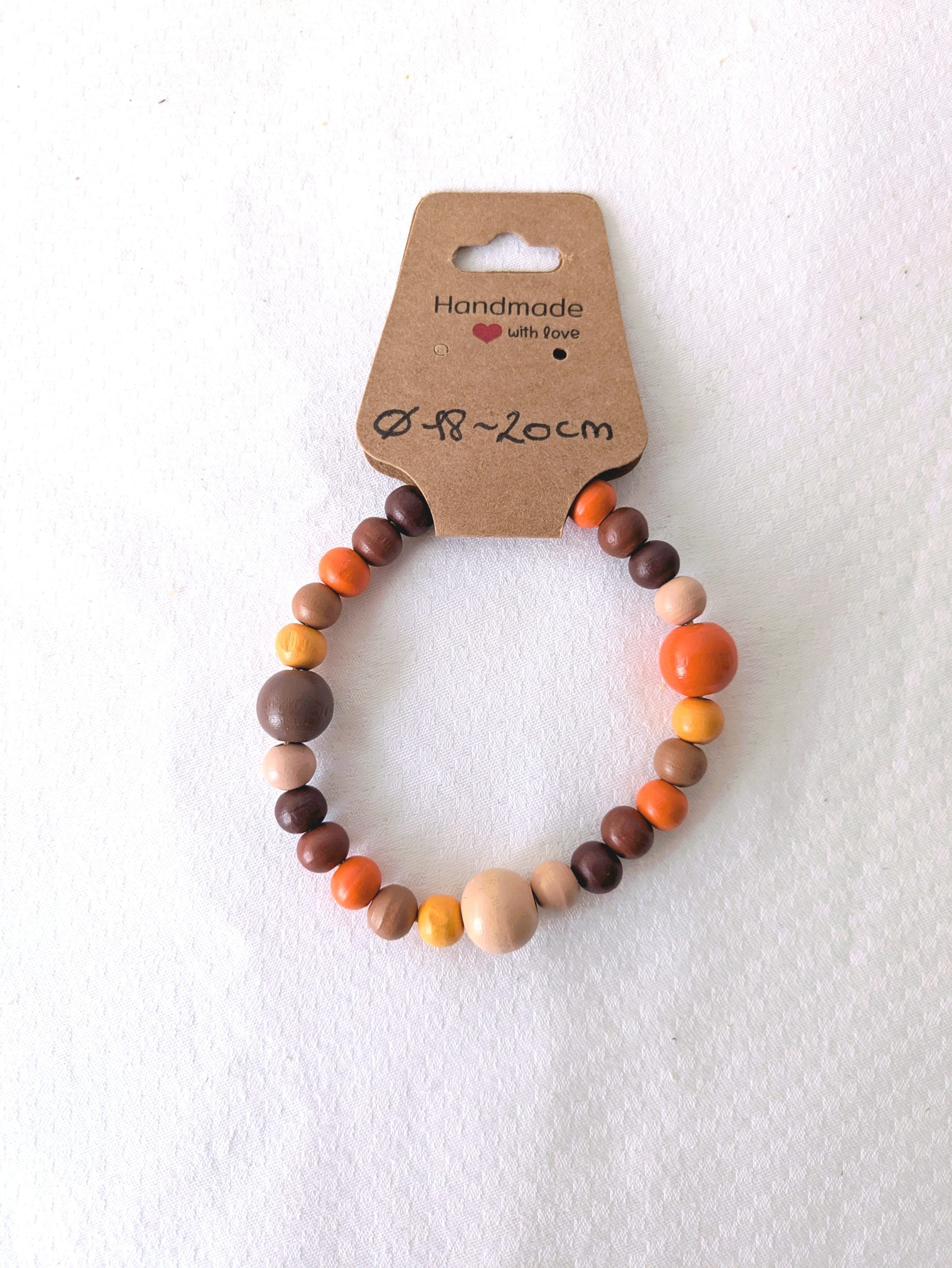 Bracelet réglable perles, taille L/XL – Image 4