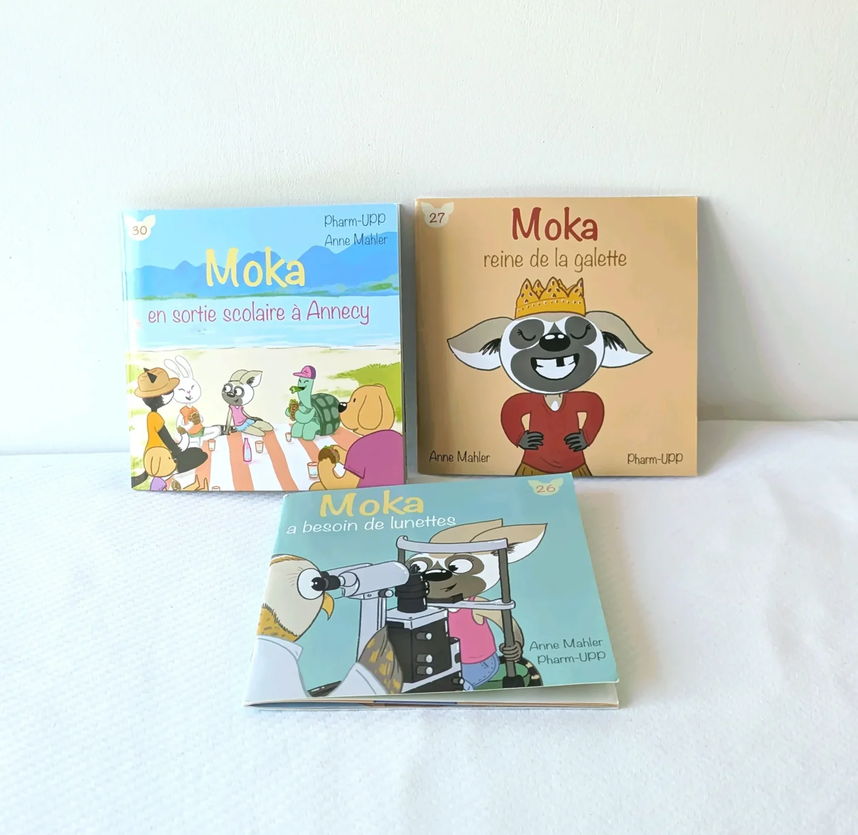 Lot de 3 livres Moka