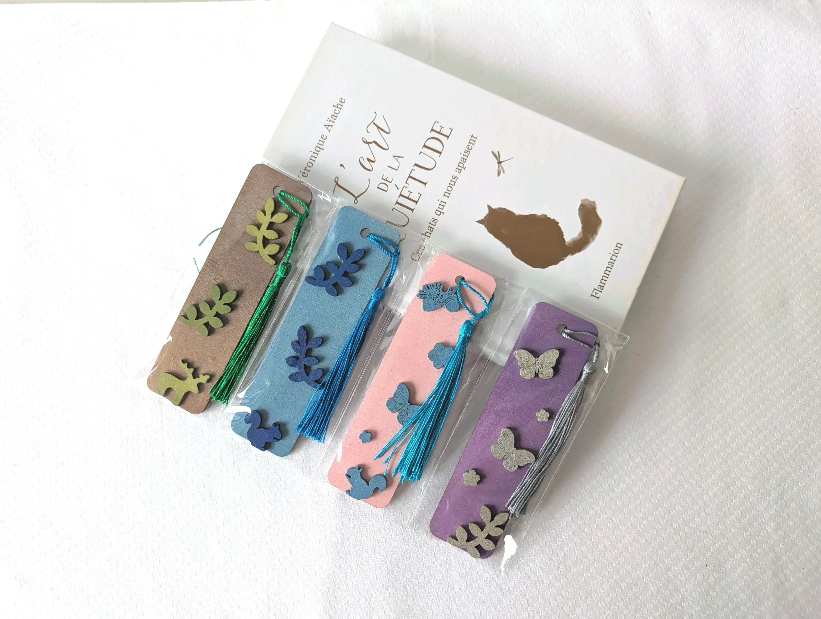 Marque page, motif " nature "