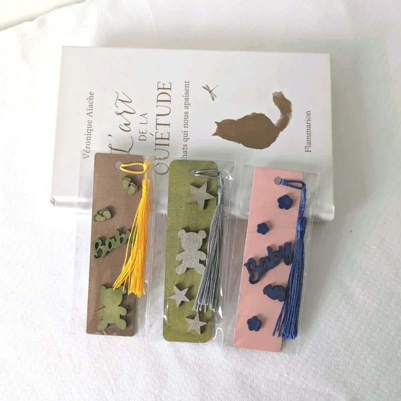 Marque page, motif "Baby"