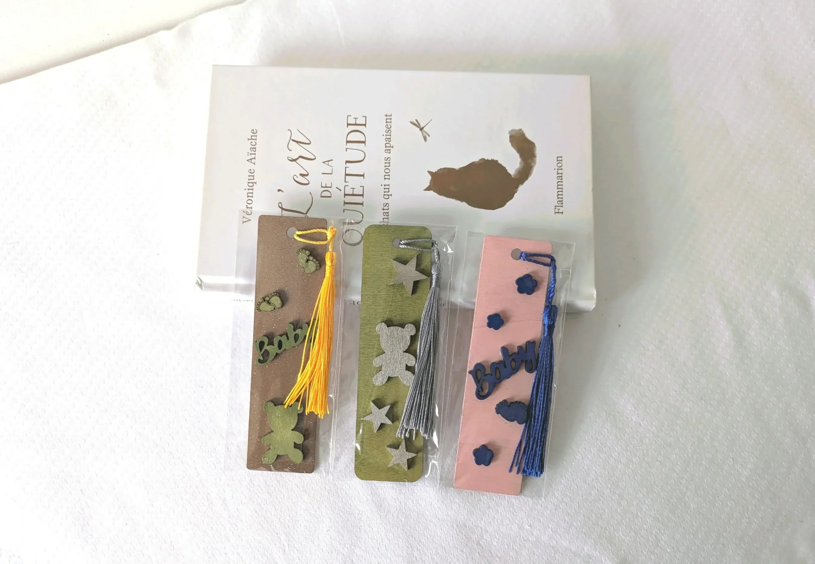 Marque page, motif "Baby"
