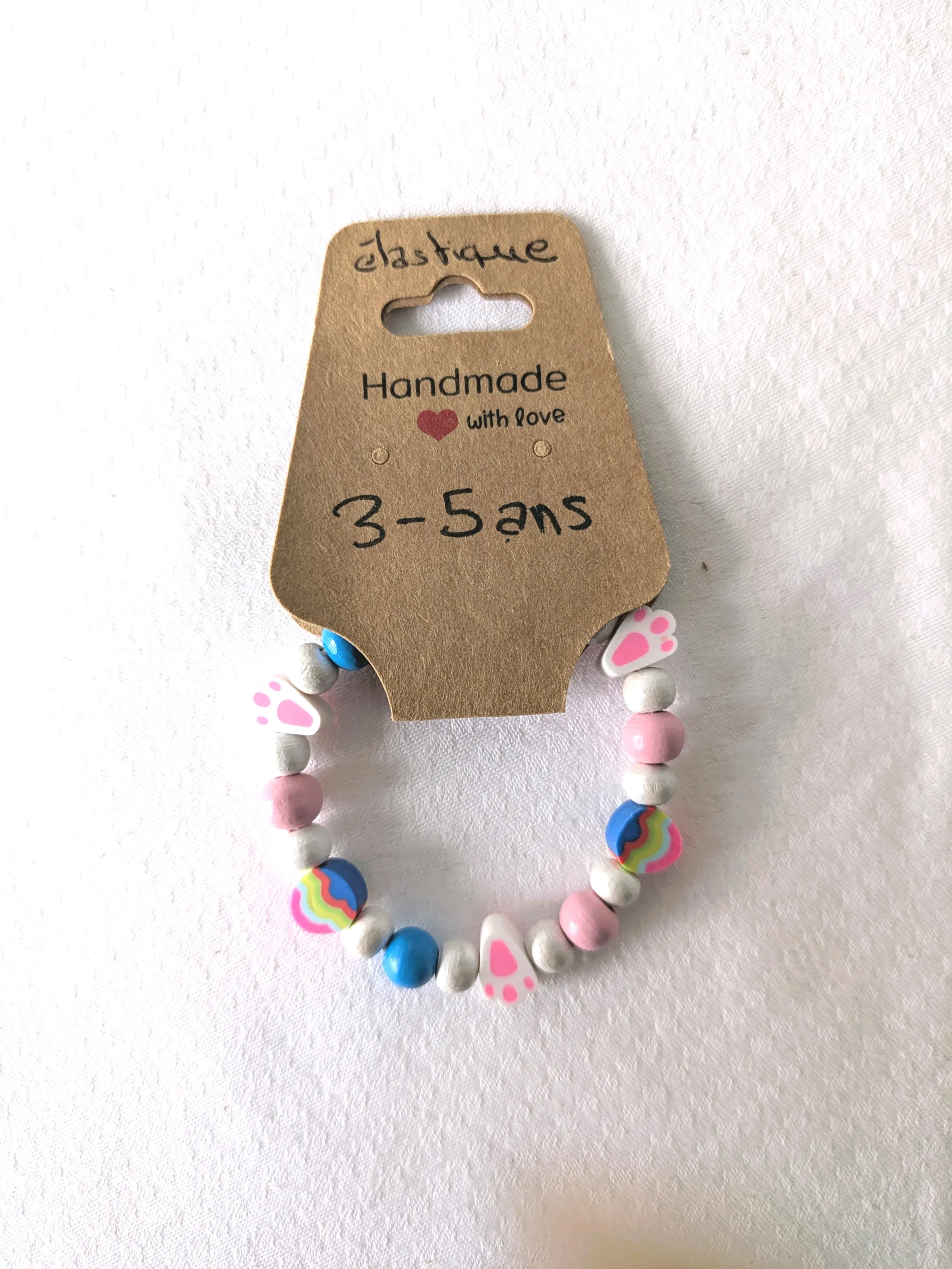 Bracelet élastique colorés , taille 3-5 ans – Image 2