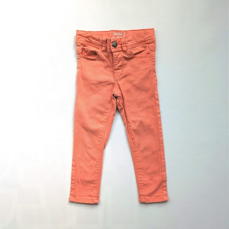 Jean skinny orange, Kiabi