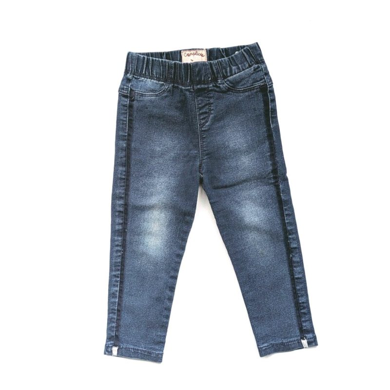Jegging bleu, imitation jean